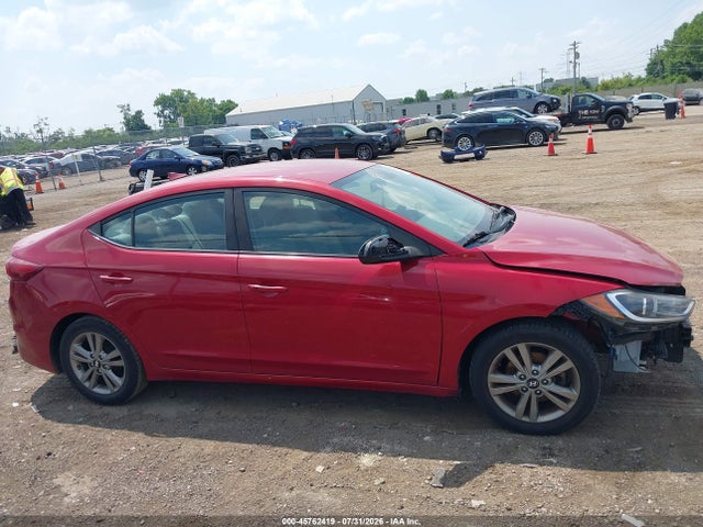 2017 Hyundai Elantra Se მანქანა იყიდება აუქციონზე, vin: KMHD84LF2HU144151, აუქციონის ნომერი: 45762419