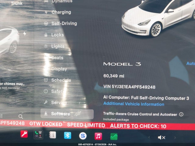 2023 Tesla Model 3 Rear-wheel Drive მანქანა იყიდება აუქციონზე, vin: 5YJ3E1EA4PF549248, აუქციონის ნომერი: 45762514