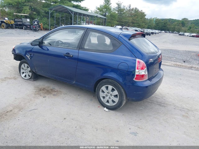 2010 Hyundai Accent Blue მანქანა იყიდება აუქციონზე, vin: KMHCM3AC3AU165414, აუქციონის ნომერი: 45762530