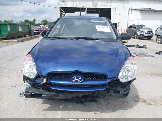 2010 Hyundai Accent Blue მანქანა იყიდება აუქციონზე, vin: KMHCM3AC3AU165414, აუქციონის ნომერი: 45762530