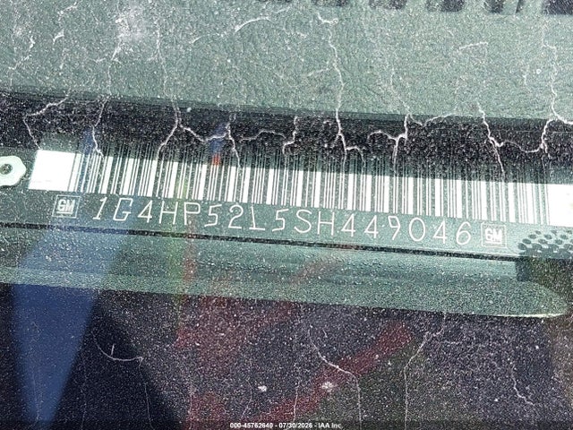 45762640 :رقم المزاد ، 1G4HP52L5SH449046 vin ، 1995 Buick Lesabre Custom مزاد بيع
