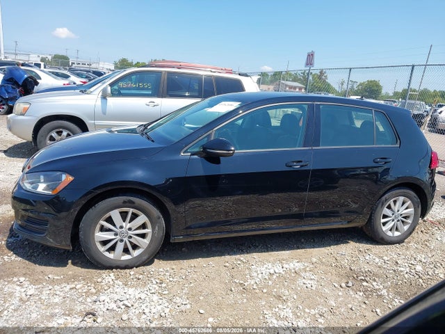 2015 Volkswagen Golf Tsi S 4-door მანქანა იყიდება აუქციონზე, vin: 3VW217AU1FM021572, აუქციონის ნომერი: 45762686