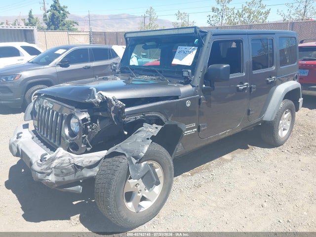 2016 Jeep Wrangler Unlimited Sport მანქანა იყიდება აუქციონზე, vin: 1C4BJWDG0GL308486, აუქციონის ნომერი: 45762745