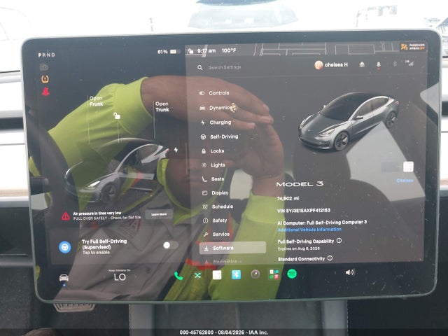 Tesla Model 3 Rear-wheel Drive 2023 5YJ3E1EAXPF412153 Image 19