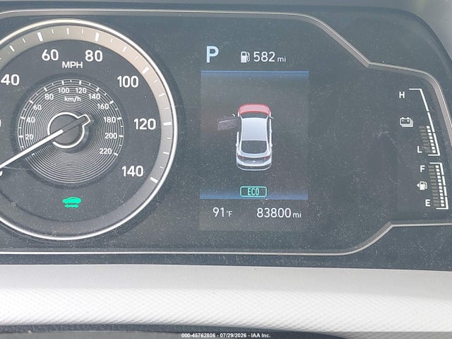 2020 Hyundai Ioniq Hybrid Blue მანქანა იყიდება აუქციონზე, vin: KMHC65LC1LU231108, აუქციონის ნომერი: 45762806