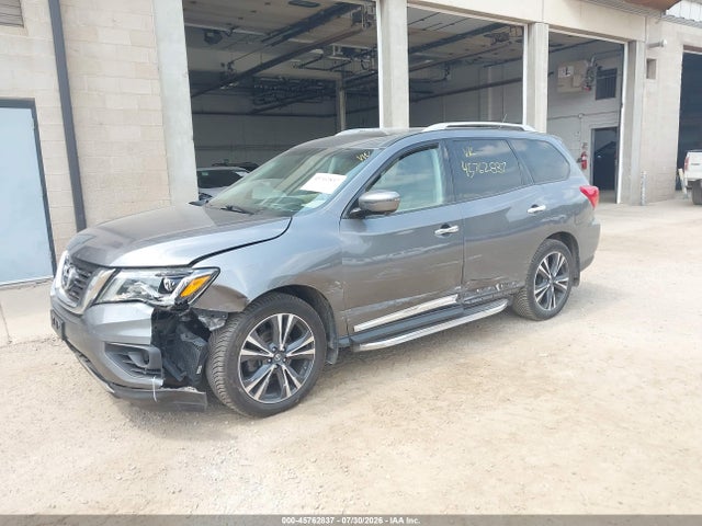 2017 Nissan Pathfinder Platinum მანქანა იყიდება აუქციონზე, vin: 5N1DR2MM3HC622534, აუქციონის ნომერი: 45762837