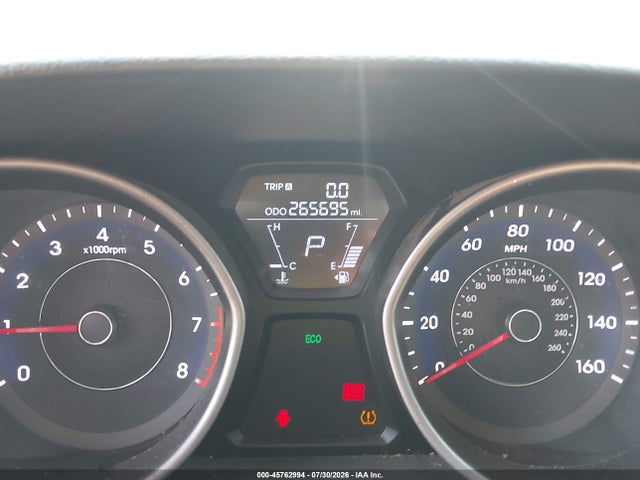 45762994 :رقم المزاد ، 5NPDH4AE1DH203984 vin ، 2013 Hyundai Elantra Limited مزاد بيع