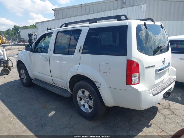 Aukcja sprzedaży 2008 Nissan Pathfinder S, vin: 5N1AR18B38C623947, numer aukcji: 45763008