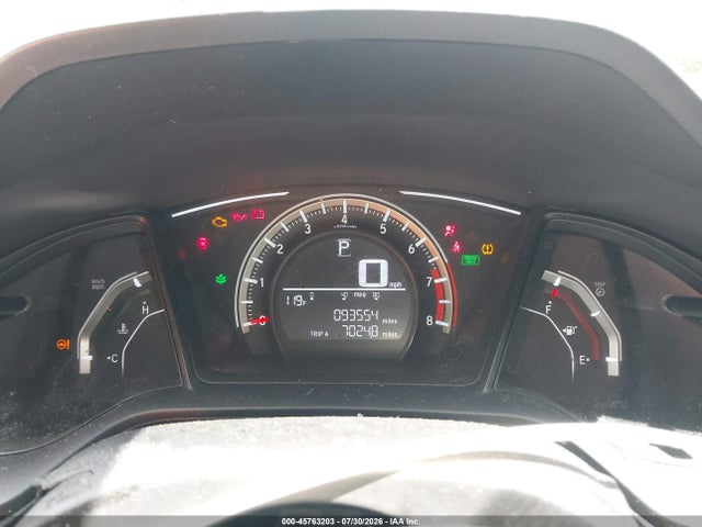 45763203 :رقم المزاد ، 2HGFC2F57JH509825 vin ، 2018 Honda Civic Lx مزاد بيع