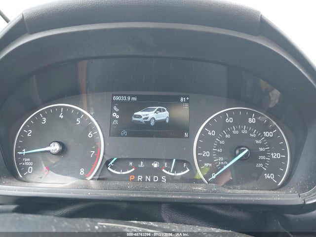 Продаж на аукціоні авто 2020 Ford Ecosport Se, vin: MAJ3S2GE3LC376589, номер лоту: 45763296