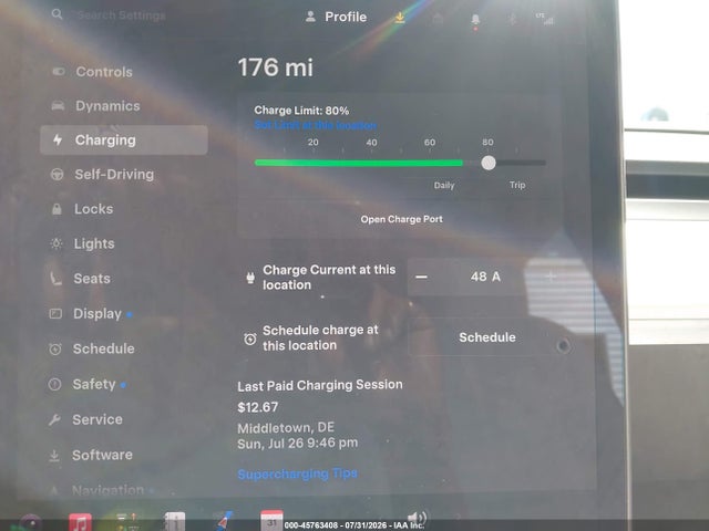 Продаж на аукціоні авто 2025 Tesla Model Y Performance Dual Motor All-wheel Drive, vin: 7SAYGDEFXSA356138, номер лоту: 45763408