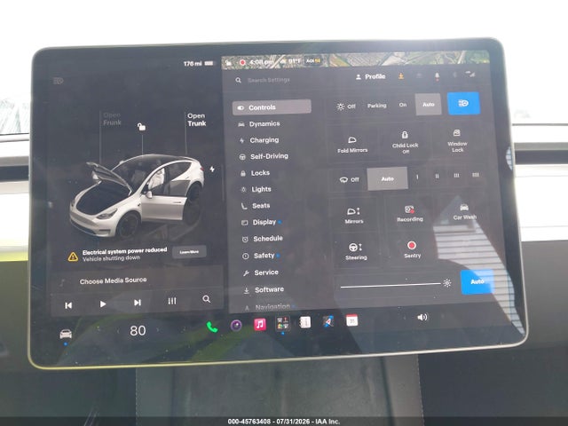 Продаж на аукціоні авто 2025 Tesla Model Y Performance Dual Motor All-wheel Drive, vin: 7SAYGDEFXSA356138, номер лоту: 45763408