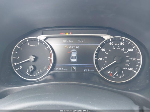 1N4BL4DVXNN346537 Nissan Altima Sv Fwd