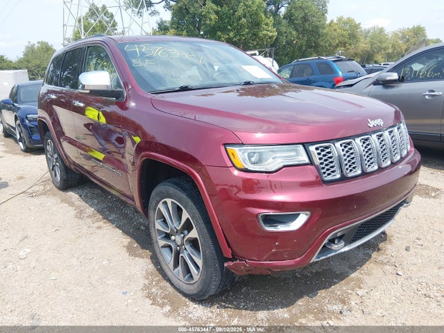 Продажа на аукционе авто 2018 Jeep Grand Cherokee Overland 4x4, vin: 1C4RJFCG0JC108134, номер лота: 45763447