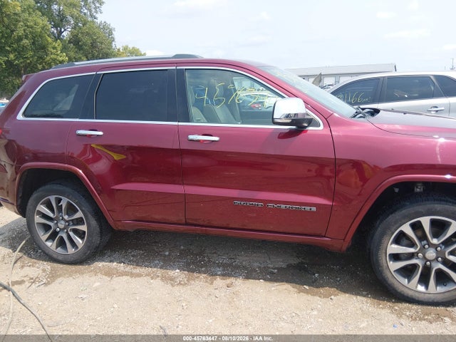 Продаж на аукціоні авто 2018 Jeep Grand Cherokee Overland 4x4, vin: 1C4RJFCG0JC108134, номер лоту: 45763447