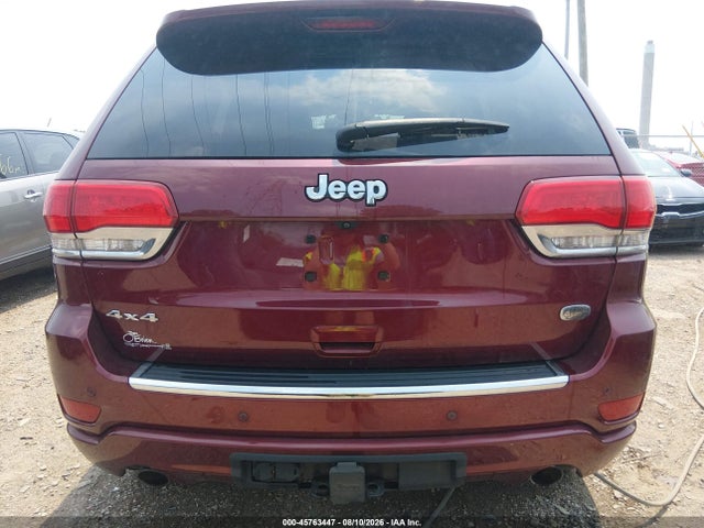 Продаж на аукціоні авто 2018 Jeep Grand Cherokee Overland 4x4, vin: 1C4RJFCG0JC108134, номер лоту: 45763447