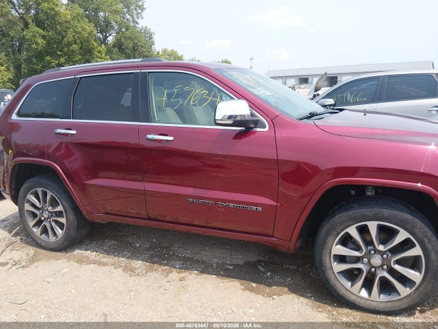 Продаж на аукціоні авто 2018 Jeep Grand Cherokee Overland 4x4, vin: 1C4RJFCG0JC108134, номер лоту: 45763447