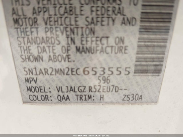 Nissan Pathfinder Sl 2014 5N1AR2MN2EC653555 Image 9