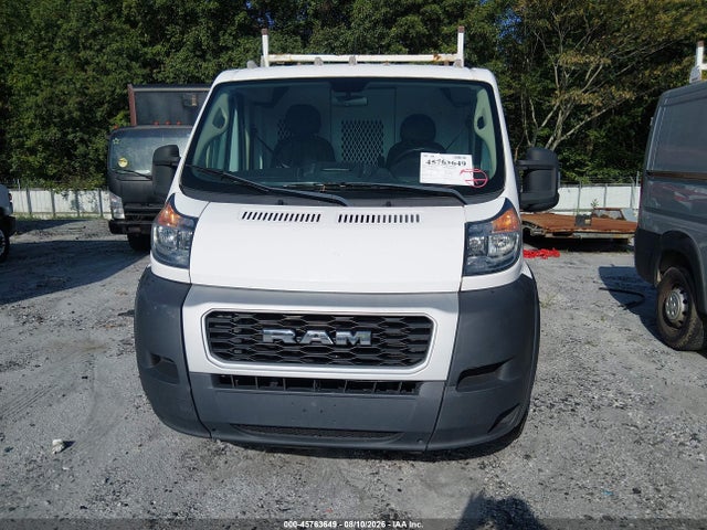 2021 Ram Promaster 3500 Low Roof 136 Wb მანქანა იყიდება აუქციონზე, vin: 3C6MRVWG0ME539120, აუქციონის ნომერი: 45763649