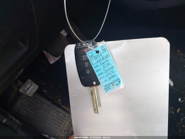 45763669 :رقم المزاد ، 5XYPGDA37GG108789 vin ، 2016 Kia Sorento 2.4l Lx مزاد بيع