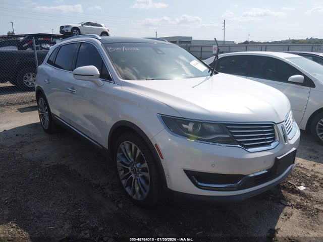 45764010 :رقم المزاد ، 2LMPJ6LR7GBL38822 vin ، 2016 Lincoln Mkx Reserve مزاد بيع