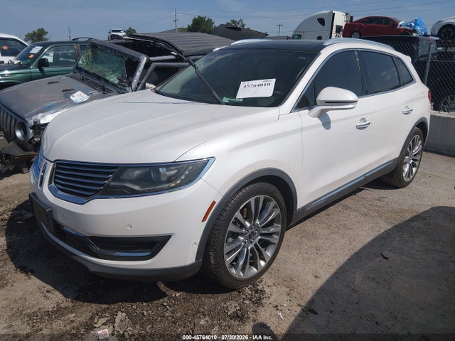 45764010 :رقم المزاد ، 2LMPJ6LR7GBL38822 vin ، 2016 Lincoln Mkx Reserve مزاد بيع