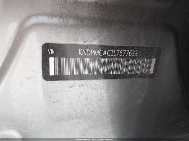 45764019 :رقم المزاد ، KNDPMCAC1L7677633 vin ، 2020 Kia Sportage Lx مزاد بيع