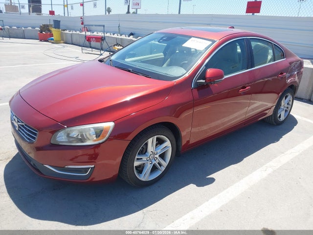 45764029 :رقم المزاد ، YV1612FS9E2295813 vin ، 2014 Volvo S60 T5 Platinum مزاد بيع