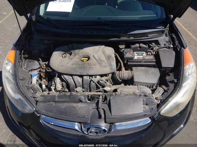 45764059 :رقم المزاد ، 5NPDH4AE0DH202695 vin ، 2013 Hyundai Elantra Gls مزاد بيع