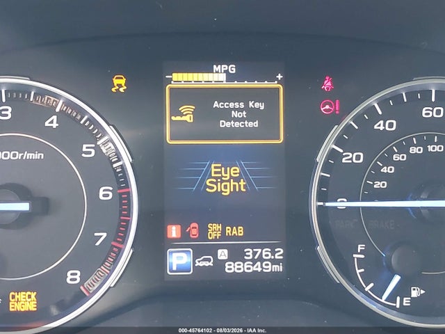 45764102 :رقم المزاد ، 4S4WMAMD5K3401042 vin ، 2019 Subaru Ascent Limited مزاد بيع