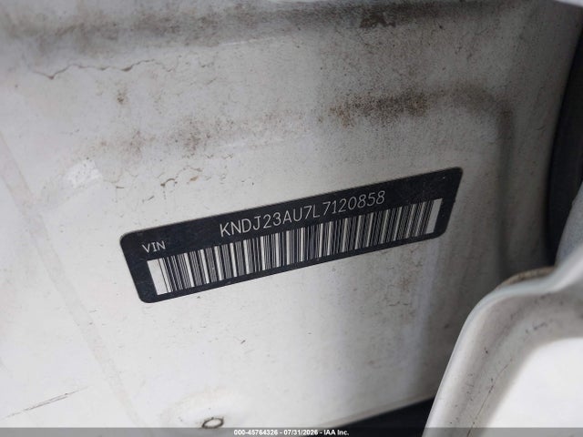 45764326 :رقم المزاد ، KNDJ23AU7L7120858 vin ، 2020 Kia Soul Lx مزاد بيع