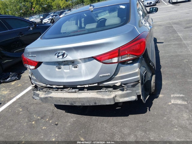 2016 Hyundai Elantra Limited მანქანა იყიდება აუქციონზე, vin: KMHDH4AE6GU523159, აუქციონის ნომერი: 45764327