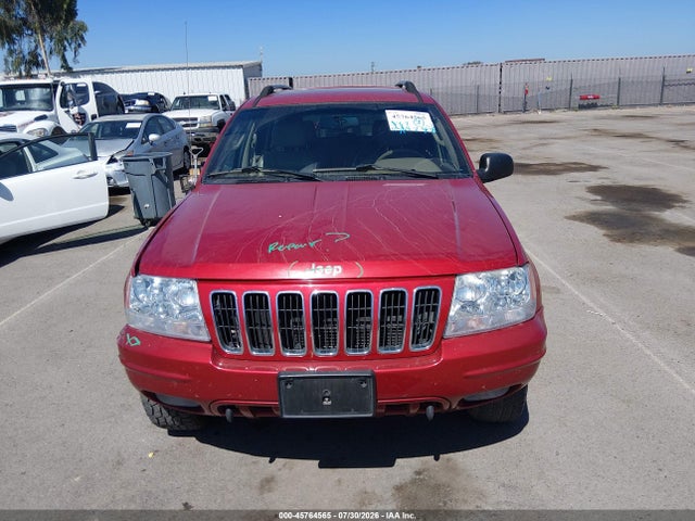 2002 Jeep Grand Cherokee Limited მანქანა იყიდება აუქციონზე, vin: 1J8GW58NX2C304568, აუქციონის ნომერი: 45764565