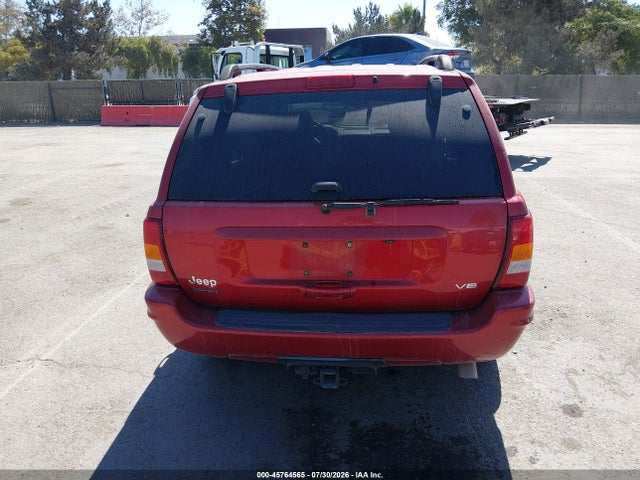 2002 Jeep Grand Cherokee Limited მანქანა იყიდება აუქციონზე, vin: 1J8GW58NX2C304568, აუქციონის ნომერი: 45764565