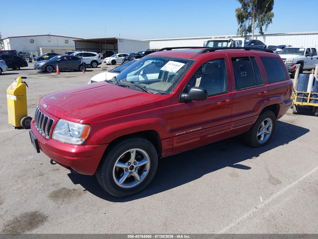 2002 Jeep Grand Cherokee Limited მანქანა იყიდება აუქციონზე, vin: 1J8GW58NX2C304568, აუქციონის ნომერი: 45764565