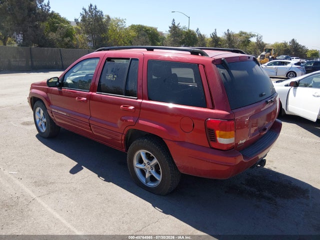 2002 Jeep Grand Cherokee Limited მანქანა იყიდება აუქციონზე, vin: 1J8GW58NX2C304568, აუქციონის ნომერი: 45764565