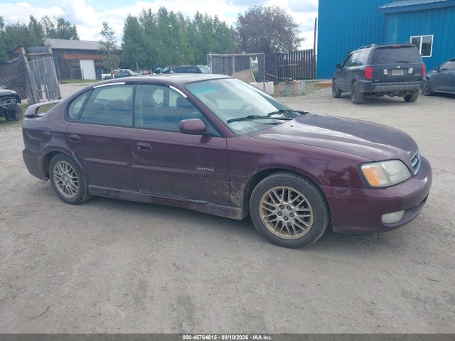 2001 Subaru Legacy Gt Limited მანქანა იყიდება აუქციონზე, vin: 4S3BE656X17200547, აუქციონის ნომერი: 45764615