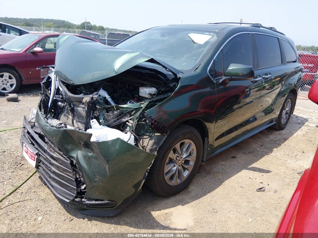 2025 Toyota Sienna Xle მანქანა იყიდება აუქციონზე, vin: 5TDYRKECXSS280601, აუქციონის ნომერი: 45764634