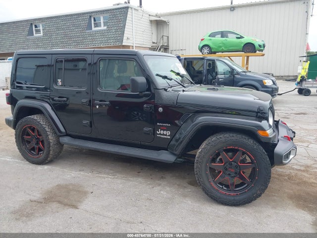 2022 Jeep Wrangler Unlimited Sahara 4x4 მანქანა იყიდება აუქციონზე, vin: 1C4HJXEN9NW118615, აუქციონის ნომერი: 45764700