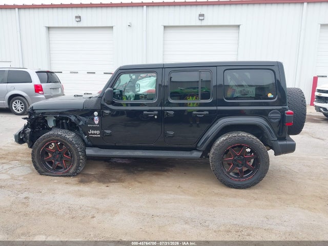 2022 Jeep Wrangler Unlimited Sahara 4x4 მანქანა იყიდება აუქციონზე, vin: 1C4HJXEN9NW118615, აუქციონის ნომერი: 45764700