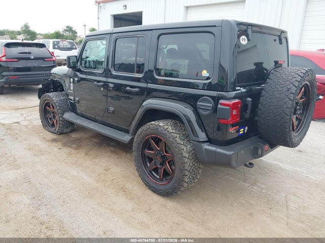 2022 Jeep Wrangler Unlimited Sahara 4x4 მანქანა იყიდება აუქციონზე, vin: 1C4HJXEN9NW118615, აუქციონის ნომერი: 45764700