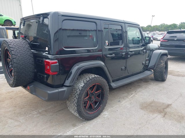 2022 Jeep Wrangler Unlimited Sahara 4x4 მანქანა იყიდება აუქციონზე, vin: 1C4HJXEN9NW118615, აუქციონის ნომერი: 45764700