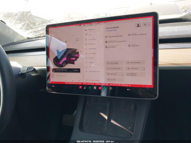 Auction sale of the 2022 Tesla Model Y Long Range Dual Motor All-wheel Drive, vin: 7SAYGDEE9NF317362, lot number: 45764736