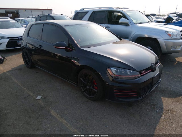 2015 Volkswagen Golf Gti 2.0t S W/performance Package 2-door მანქანა იყიდება აუქციონზე, vin: 3VWY47AU1FM056016, აუქციონის ნომერი: 45764831