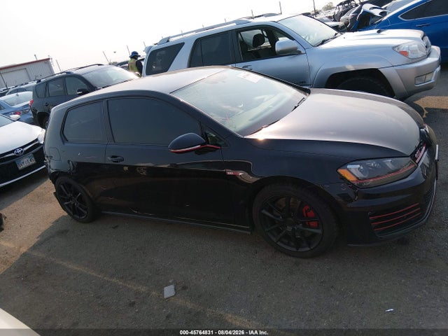2015 Volkswagen Golf Gti 2.0t S W/performance Package 2-door მანქანა იყიდება აუქციონზე, vin: 3VWY47AU1FM056016, აუქციონის ნომერი: 45764831