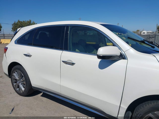 Продаж на аукціоні авто 2017 Acura Mdx Technology Package, vin: 5FRYD4H53HB023041, номер лоту: 45764840