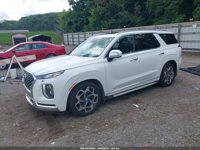 2021 Hyundai Palisade Calligraphy მანქანა იყიდება აუქციონზე, vin: KM8R7DHE8MU232124, აუქციონის ნომერი: 45764905