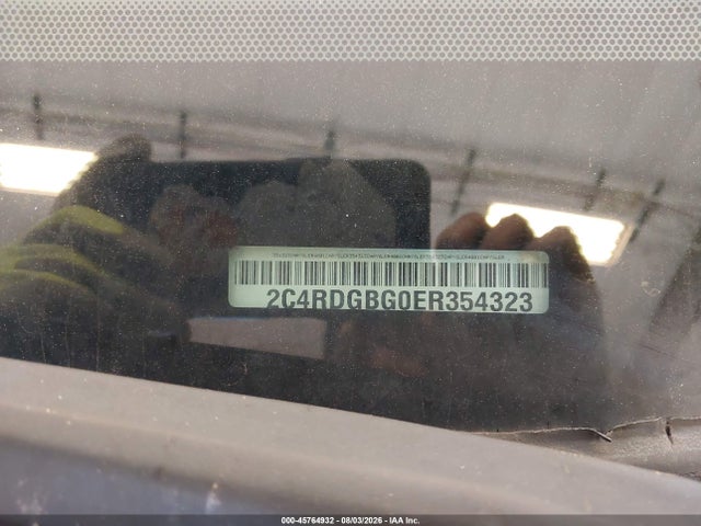 2014 Dodge Grand Caravan Avp/se მანქანა იყიდება აუქციონზე, vin: 2C4RDGBG0ER354323, აუქციონის ნომერი: 45764932