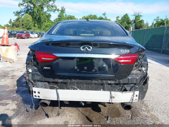 Aukcja sprzedaży 2018 Infiniti Q50 3.0t Luxe, vin: JN1EV7AR2JM445477, numer aukcji: 45764991