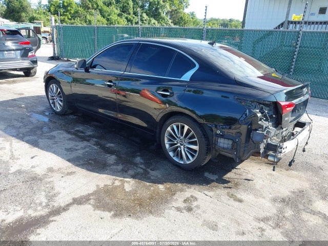 Aukcja sprzedaży 2018 Infiniti Q50 3.0t Luxe, vin: JN1EV7AR2JM445477, numer aukcji: 45764991